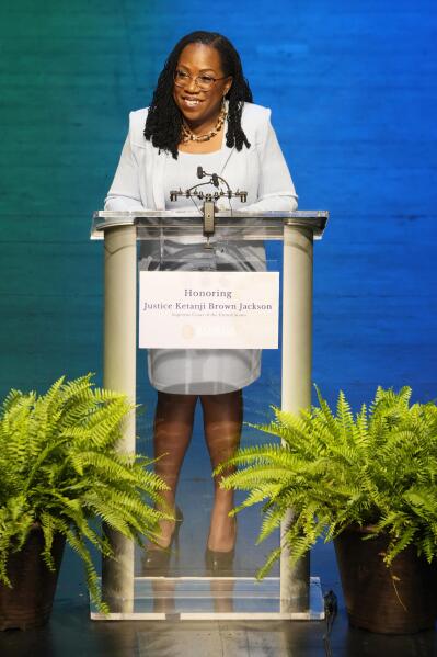 Supreme Court Justice Jackson gets hometown honor AP News